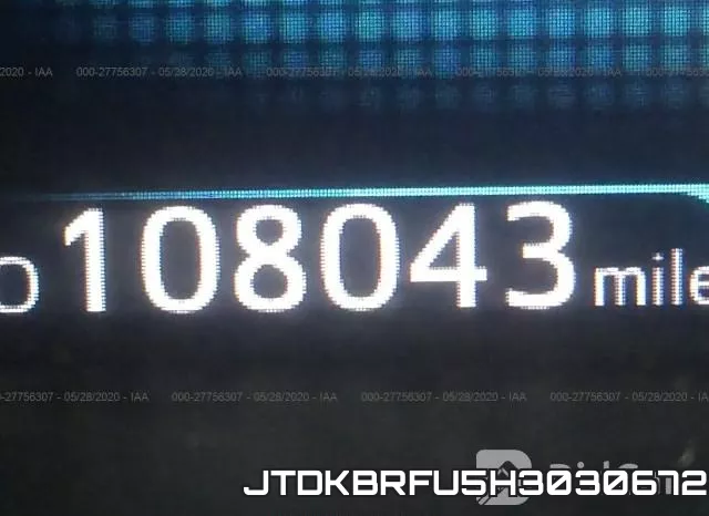 JTDKBRFU5H3030672 фото 8