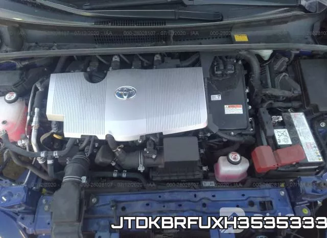 JTDKBRFUXH3535333 фото 2
