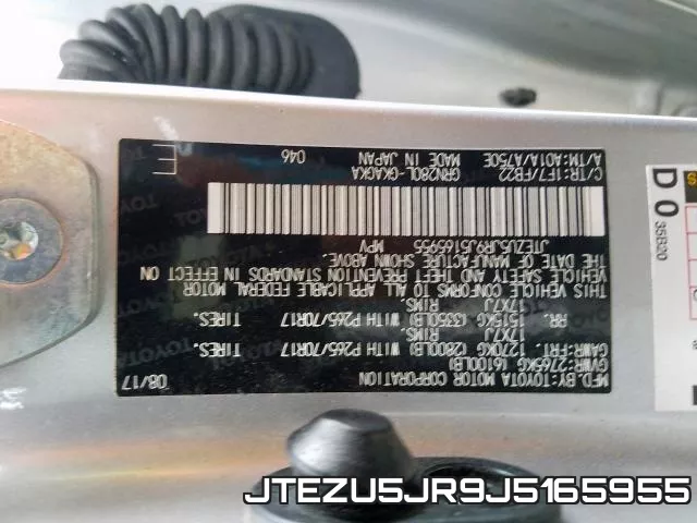JTEZU5JR9J5165955 фото 2