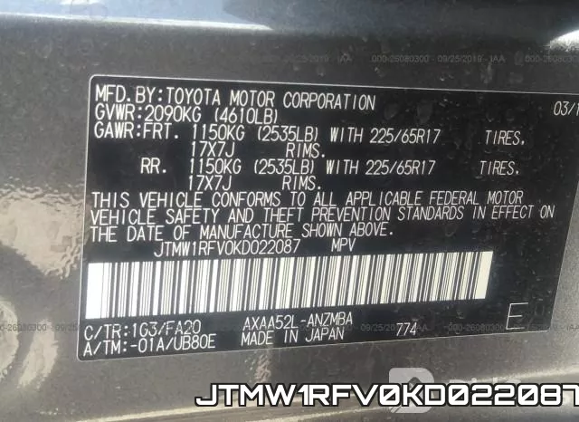 JTMW1RFV0KD022087 фото 10