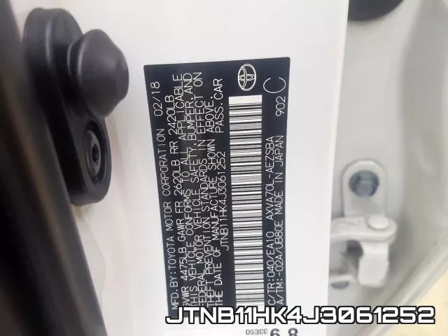 JTNB11HK4J3061252 фото 2
