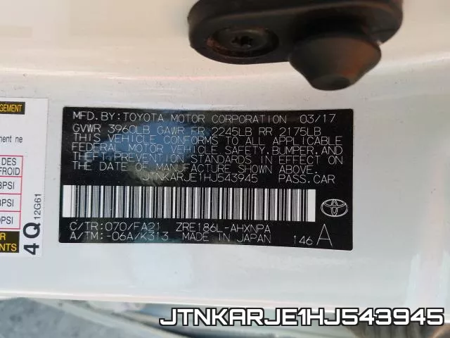 JTNKARJE1HJ543945 фото 2