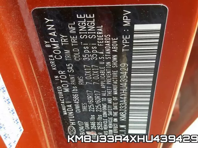 KM8J33A4XHU439429 фото 2