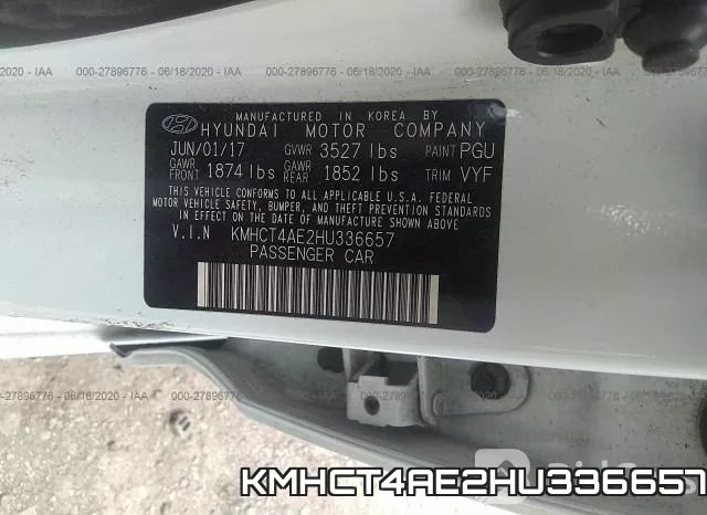 KMHCT4AE2HU336657 фото 10