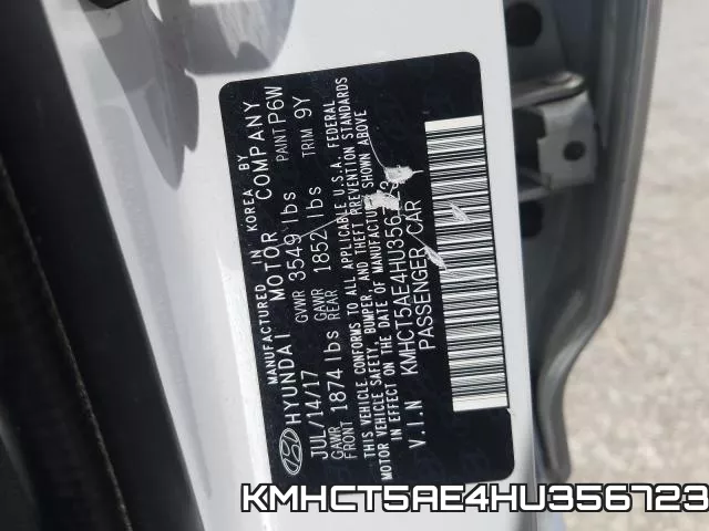 KMHCT5AE4HU356723 фото 2
