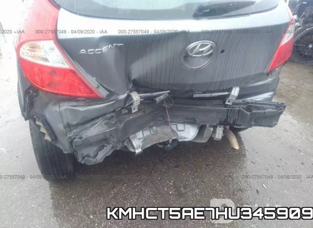 KMHCT5AE7HU345909 фото 7