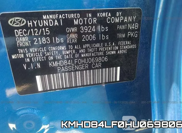 KMHD84LF0HU069806 фото 10