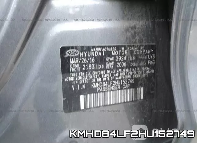 KMHD84LF2HU152749 фото 10