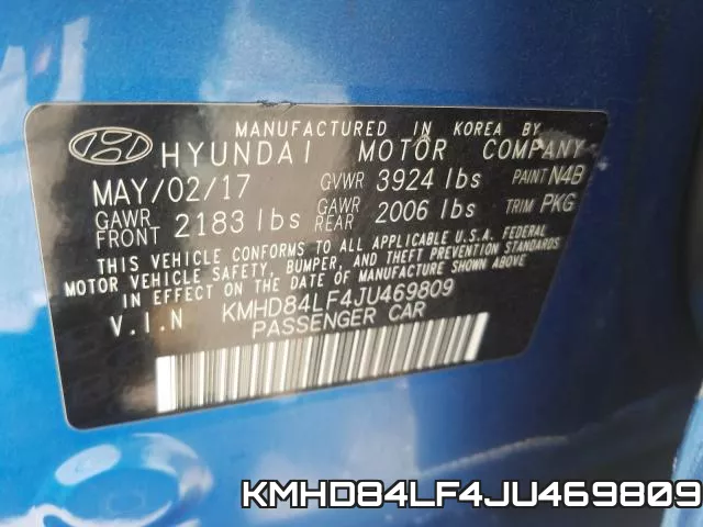 KMHD84LF4JU469809 фото 2