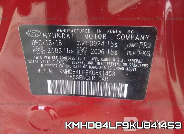 KMHD84LF9KU841453 фото 10