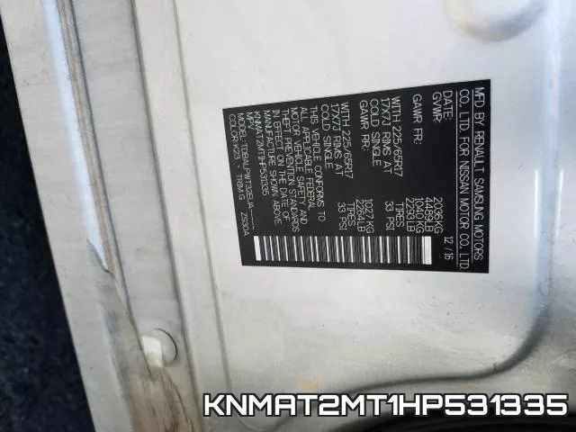 KNMAT2MT1HP531335 фото 2