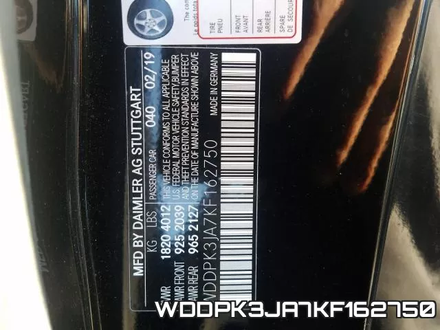 WDDPK3JA7KF162750 фото 2