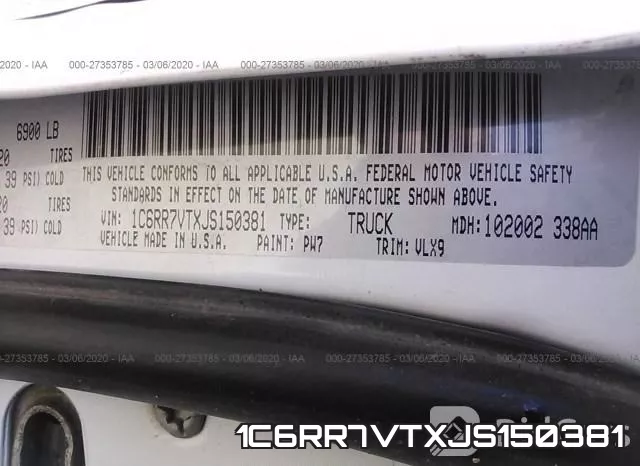 1C6RR7VTXJS150381 фото 10
