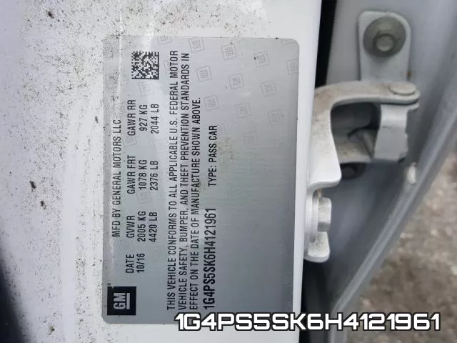 1G4PS5SK6H4121961 фото 2