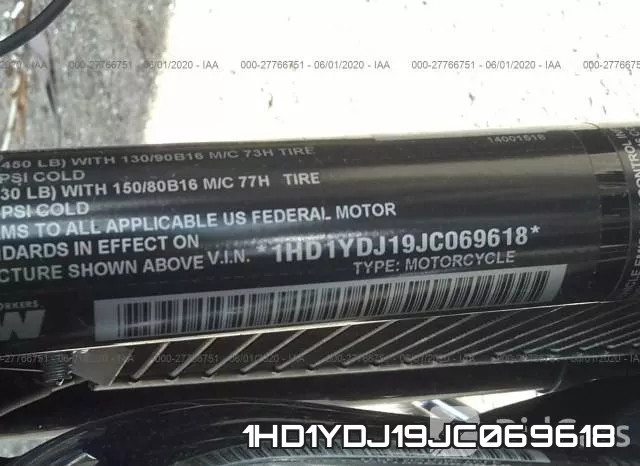 1HD1YDJ19JC069618 фото 2