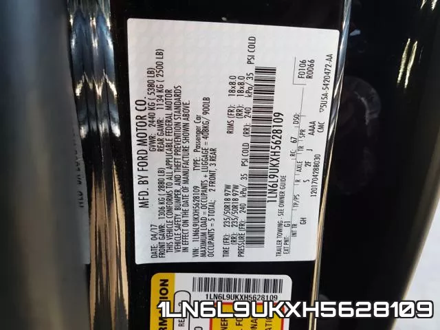 1LN6L9UKXH5628109 фото 2
