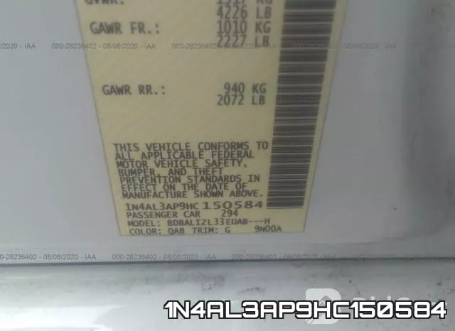 1N4AL3AP9HC150584 фото 10