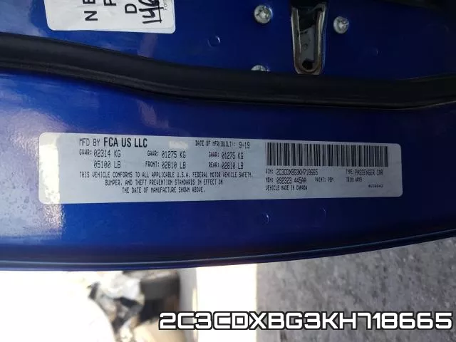 2C3CDXBG3KH718665 фото 2