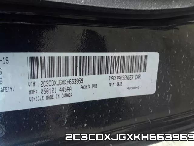2C3CDXJGXKH653959 фото 2