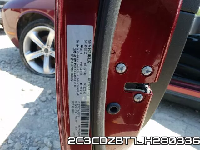 2C3CDZBT7JH280336 фото 2