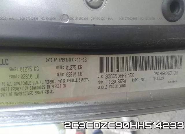 2C3CDZC90HH514233 фото 10