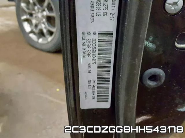 2C3CDZGG8HH543178 фото 2