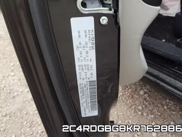 2C4RDGBG8KR762886 фото 2