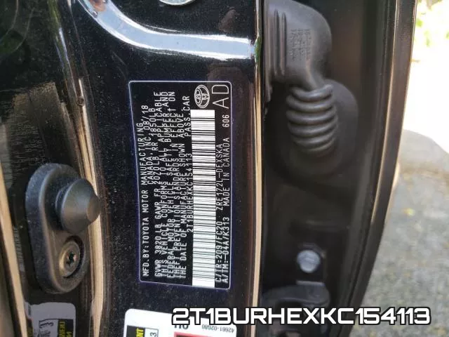 2T1BURHEXKC154113 фото 2