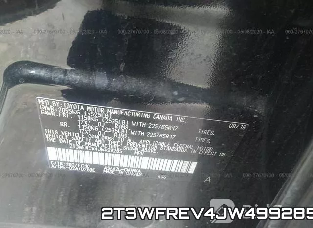 2T3WFREV4JW499285 фото 10