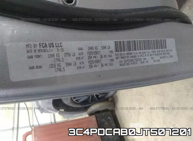 3C4PDCAB0JT507201 фото 10