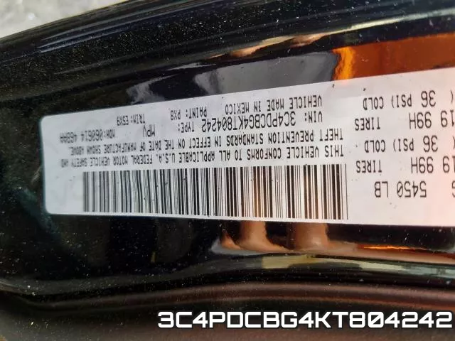 3C4PDCBG4KT804242 фото 2