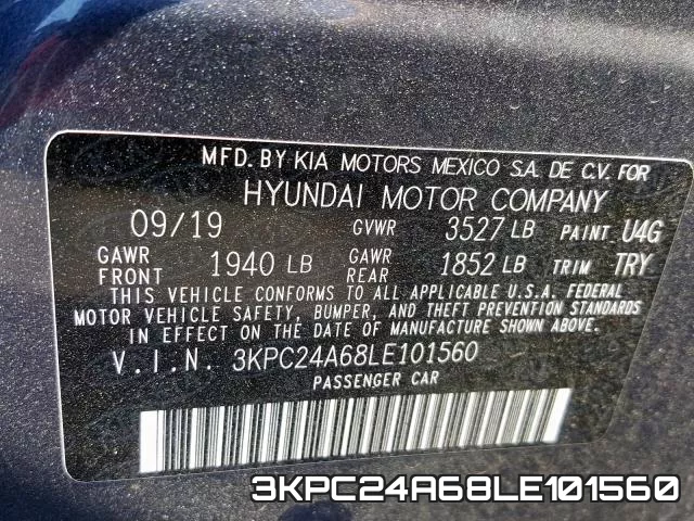 3KPC24A68LE101560 фото 2
