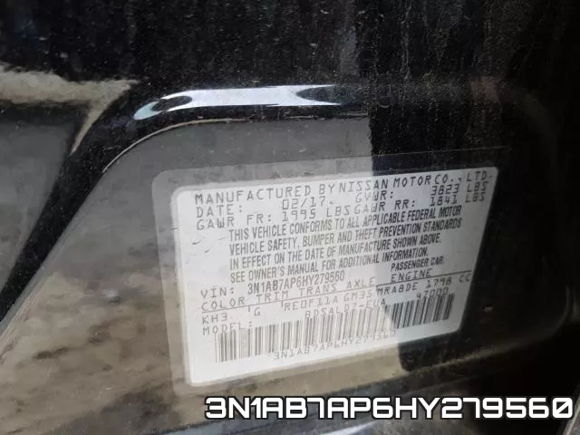 3N1AB7AP6HY279560 фото 2
