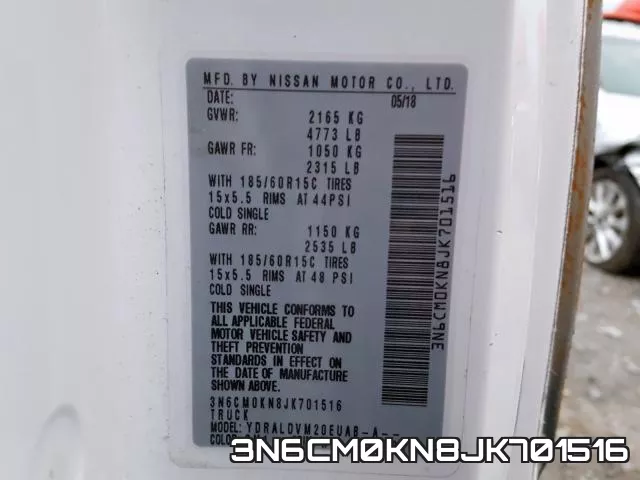 3N6CM0KN8JK701516 фото 2