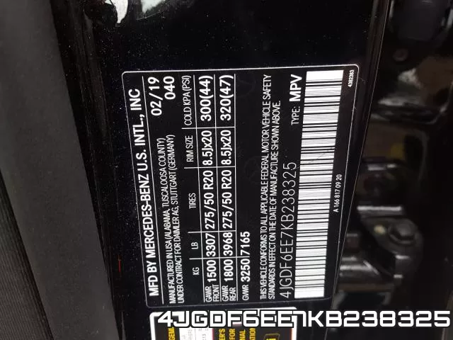 4JGDF6EE7KB238325 фото 2