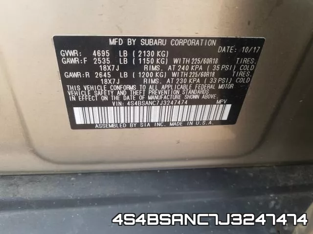 4S4BSANC7J3247474 фото 2