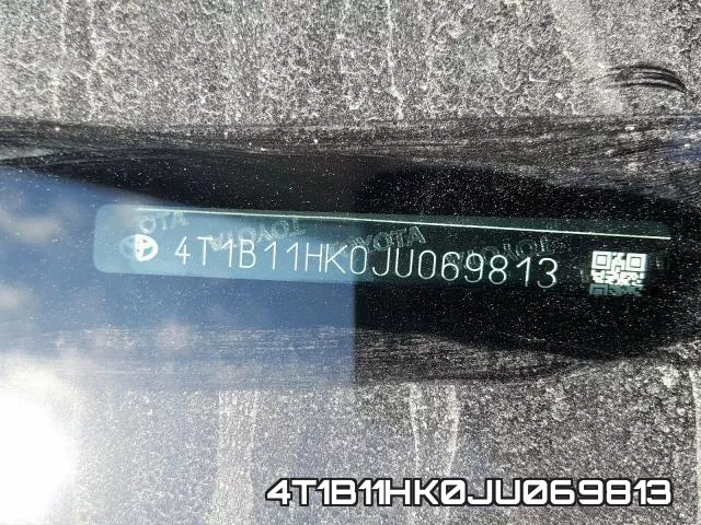 4T1B11HK0JU069813 фото 2