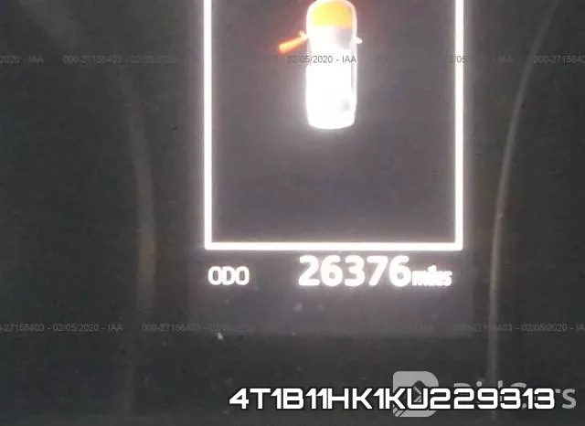 4T1B11HK1KU229313 фото 8