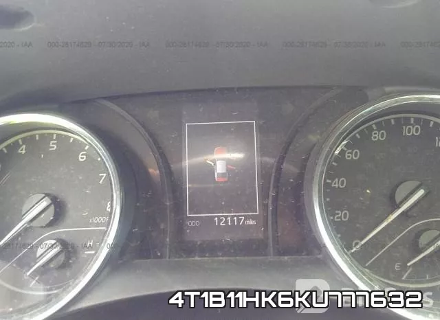 4T1B11HK6KU777632 фото 8