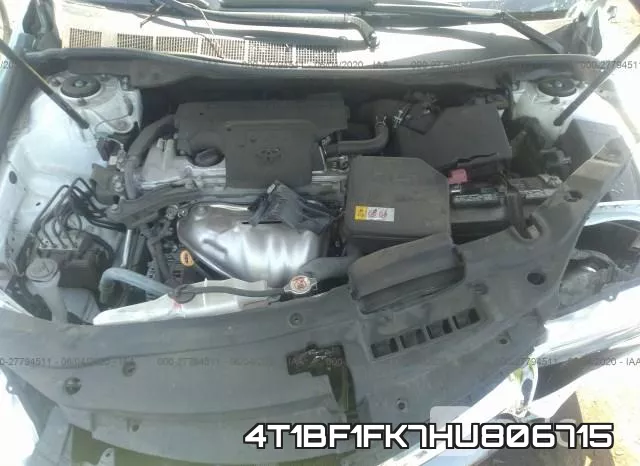 4T1BF1FK7HU806715 фото 2