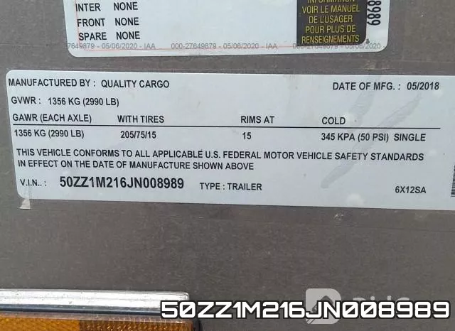 50ZZ1M216JN008989 фото 10