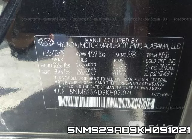 5NMS23AD9KH091021 фото 10