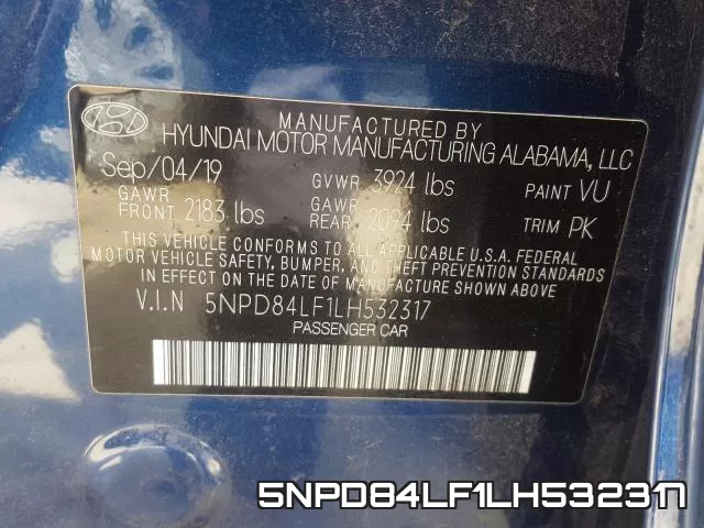 5NPD84LF1LH532317 фото 2