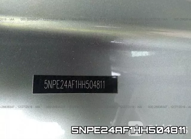 5NPE24AF1HH504811 фото 10