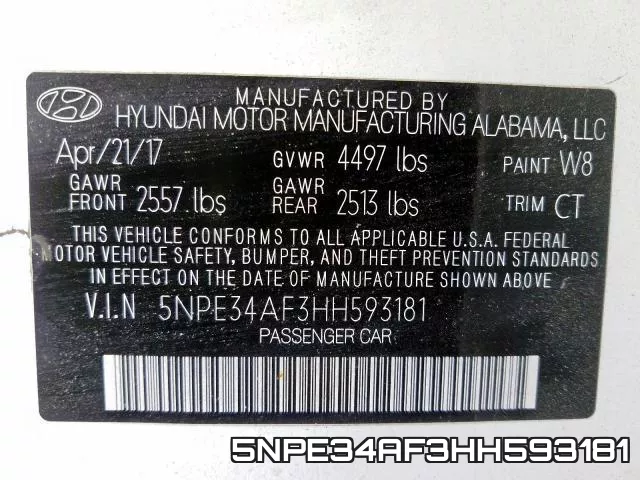 5NPE34AF3HH593181 фото 2