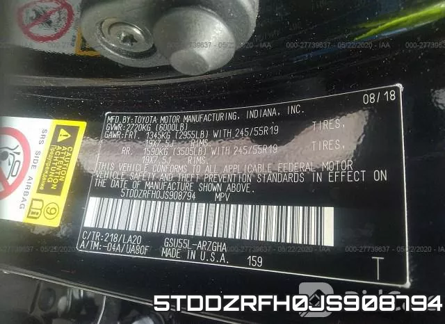 5TDDZRFH0JS908794 фото 10