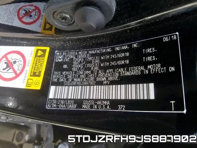 5TDJZRFH9JS887902 фото 2