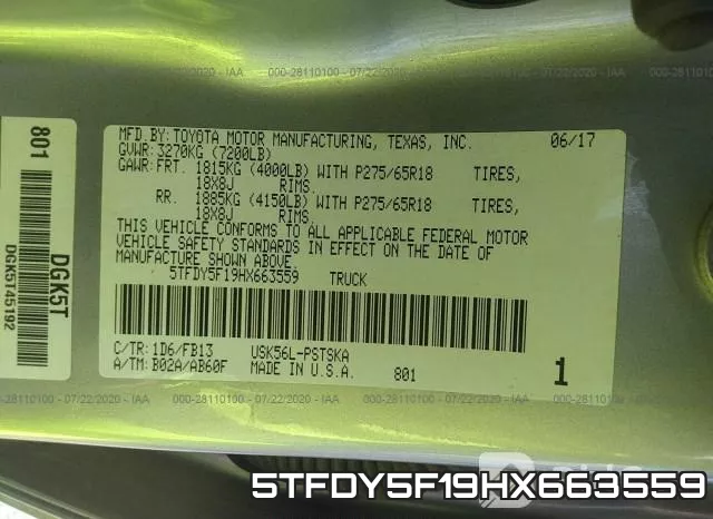 5TFDY5F19HX663559 фото 10