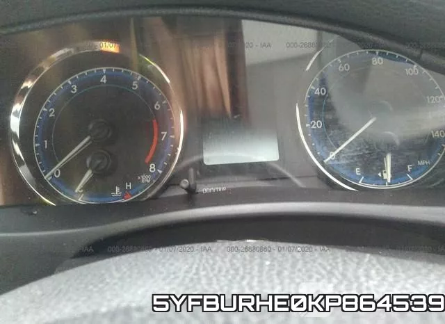 5YFBURHE0KP864539 фото 8
