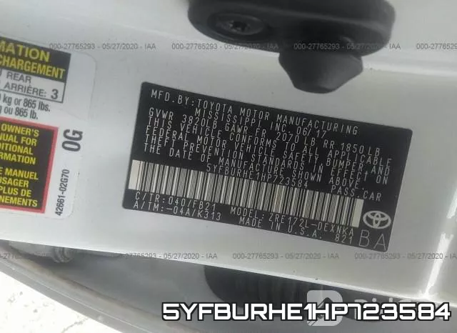 5YFBURHE1HP723584 фото 10